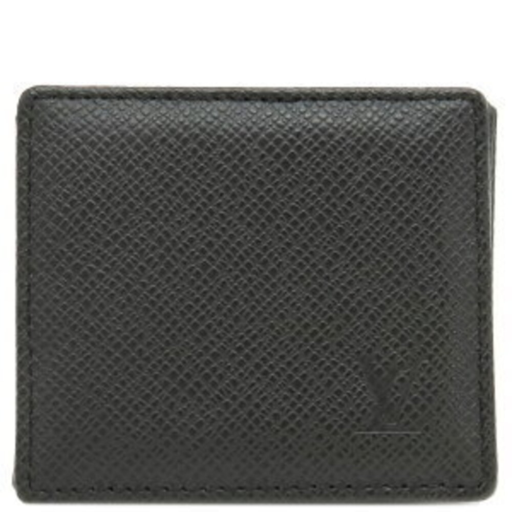 Louis Vuitton Porte Monnaie Wallet Boite Taiga Ardoise Wallet black